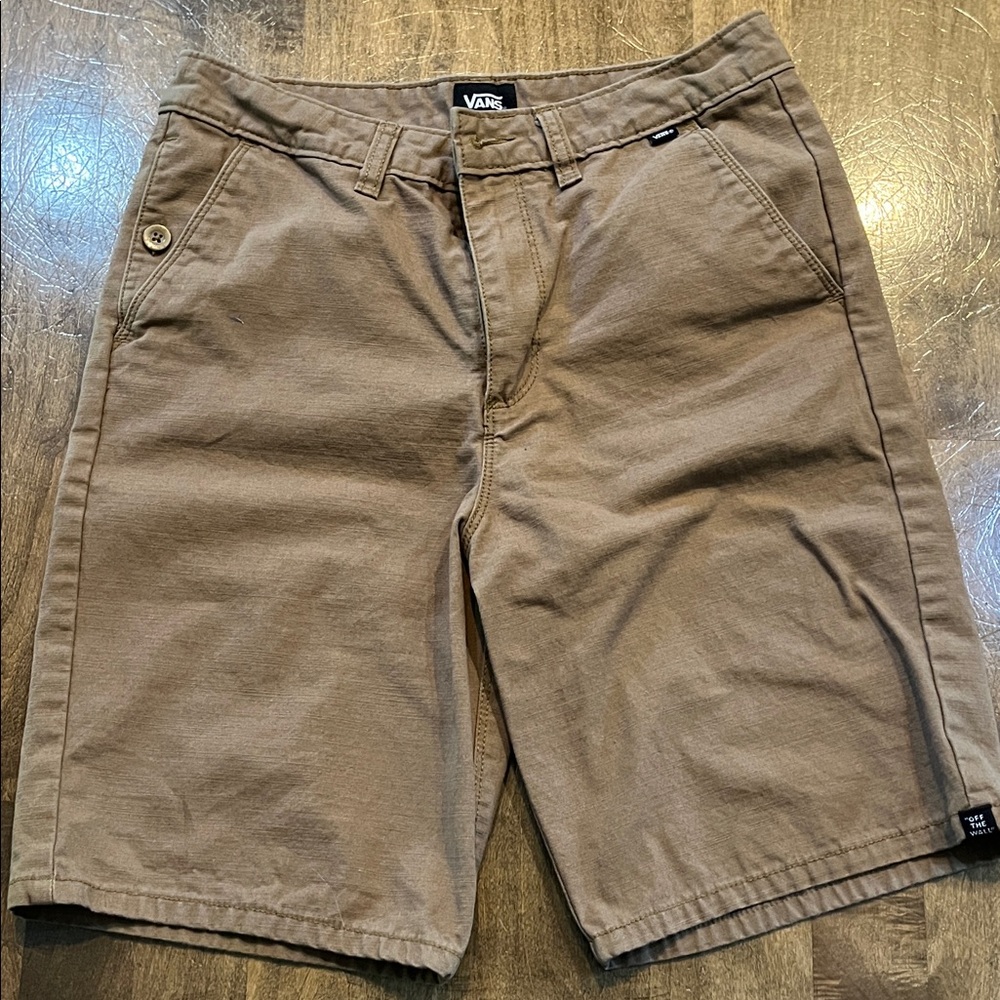 Vans Tan Chino 5 pocket Shorts Casual Style